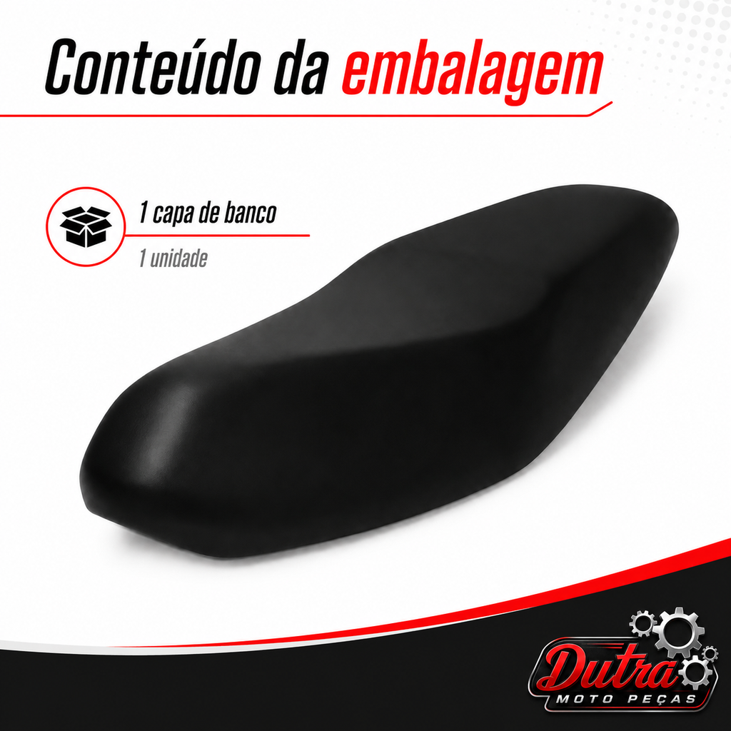Capa De Banco Honda Biz 100 110 125 2017 a 2022 Resistente Reposição