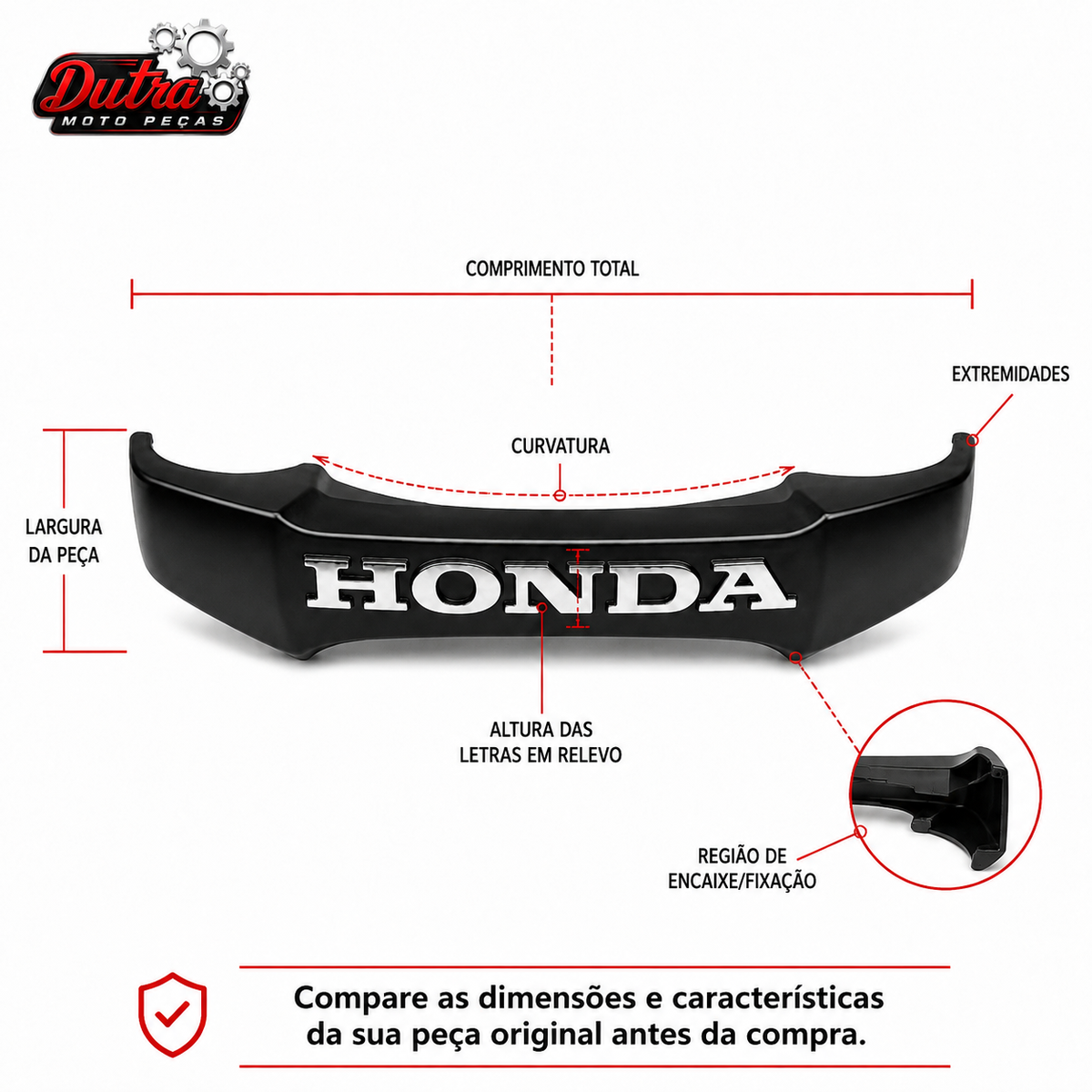 Emblema Honda Fontral Cg Titan 125 2000 2004 Fan 2006 2008
