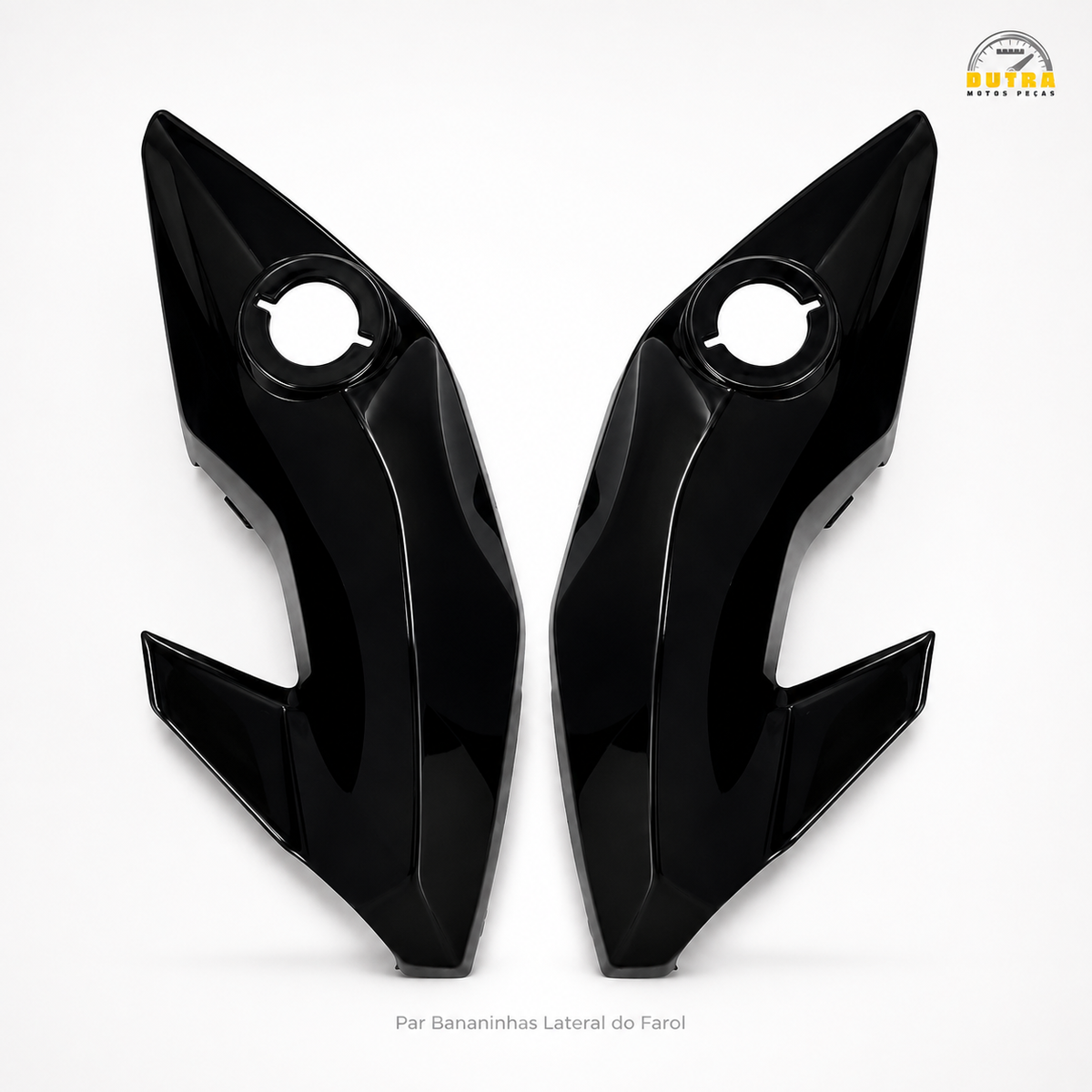 Par Bananinhas Carenagem Lateral Farol Honda CG Titan 150 Fan 125 150 160 2014 a 2021