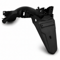 Paralama Traseiro Suporte Placa Honda CG Fan 125 2009 a 2013 Preto Injetado