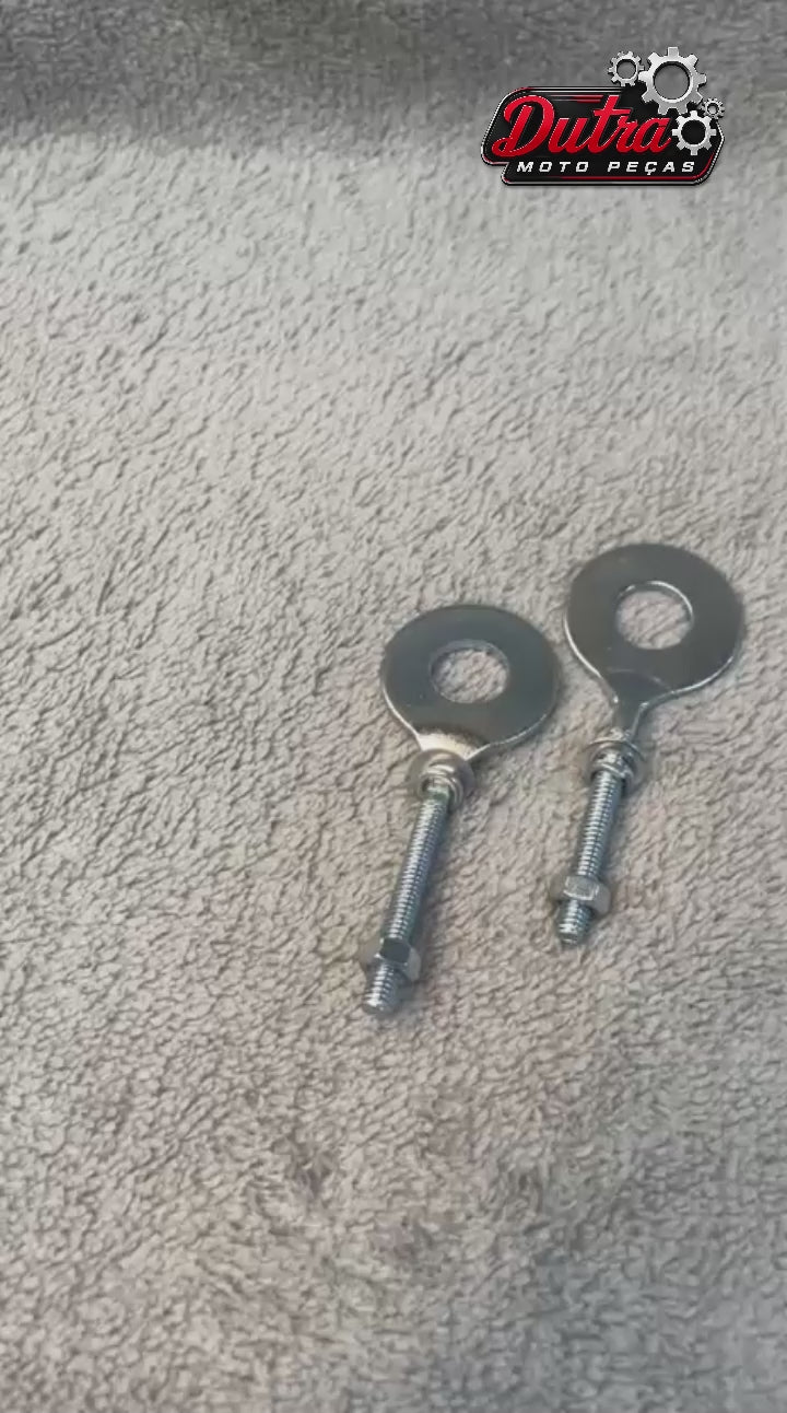 Par Esticador Corrente Honda CG 150 160 Titan Fan Start Ajustador Transmissão
